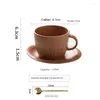 Mugs High-end Retro Minimalist Ceramic Mug Heat-resistant And Safe Afternoon Tea Coffee Cup For Home Office Can Be Used As Gift