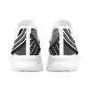 Sapatos casuais instantarts Silver 3D Impresso feminino Lace Up plataforma tênis tênis tribal impressão feminina plana respirável macia