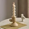 Kaarsenhouders Minimalisme Porselein Noordse Home Decor Candlestick Wedding Gold Table Ideeën Art Gift