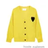 ファッショナブルなパリデザイナーメンズセーターAmis de Coeur Macaron Love Jacquard Cardigan for Men and Women Top Bim0V