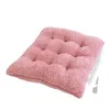 Pillow Winter Ins Style Solid Color Sofa Plush Student Chair Thickened Soft Car Seat Raised Pillows Decor Home