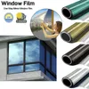 Adesivos de janela Removável Tinting Protect Sun Film para aquecimento doméstico Eco -amigável de vidro adesivo Reflexivo