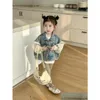 Jackets 2024 Arrivals Girls Denim Patchwork Coat Spring Fl Sleeve Fashion Jacket Kids Clothes 2-8 Years Drop Delivery Baby Maternity C Otsfx