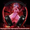 Telefon komórkowy słuchawki anime projekt remilia szkarłatny słodki bezprzewodowy zestaw słuchawkowy Bluetooth v5.0 stereo składane słuchawki do gier