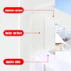 Nets Customize Home Window Windproof Screen Winter Keep Warm Film Transparent Door Curtain With Zipper SelfAdhesive Thermal Film