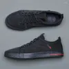 Lässige Schuhe Männer Mode weiche Leinwand atmungsaktiven Männern Gehen flach Sneaker Outdoor Light S vulcanize 2024