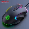 Ratos imice t70 mouse de jogos com fio adequado para pubg esports color brilhante rgb programável 8d 6 velocidades dpi mouse de jogos ajustáveis Y240407