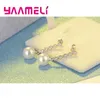 Stud -oorbellen hoogwaardige elegantment Syle Pearl Design 925 Sterling Silver Earring voor charmante vrouw Girls Favoriete jubileumgeschenk