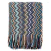 Cobertores Bohemian Tasselled Blanket Lounge Lounge Scandinavian Sofá Modelo House Hitching Toalha