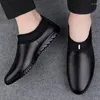 Casual Shoes Men Sneakers Genuine Leather Mens Fashion Male Designer Moccasins Size 37-46