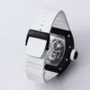 2024 Mens relógio de cerâmica U2 Tamanho do movimento integrado 49.90x42.70 mm de espessura 13,5 mm Sapphire espelho de cristal anti-Glare Dupla tira de borracha natural