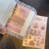 Notebooks Kawaii Loose leaf A6/A5 Retro Lace Binder Notebook Journal Agenda Planner 6 holes Diary School Cute Stationery Notepad