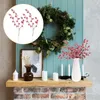 Fiori decorativi 10 pezzi di simulazione Simulazione Bubble Crabapple Branch Decorazione natalizia per Natale Ornamenti per la casa per feste 2024 ANNO