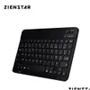 لوحات المفاتيح Zienstar 10inch Azerty French Aluminium Mini لوحة المفاتيح اللوحة اللاسلكية Bluetooth لـ Apple iOS Android Windows PC Lithium Batt OTCDP