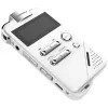 Enregistreur SHMCI D30 PCM professionnel Digital Voice Recorder Mini Dictaphone Triplemicrophones Ligne dans Téléphone Record Hifi MP3 lecteur