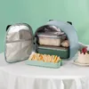 Storage Bags Portable Oxford Insulated Lunch Bag Foldable Semicircle Thermal Bento Boxes Cooler Food Container For School Picnic