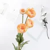 Fleurs décoratives fausses pour une utilisation extérieure réaliste non-décollage de simulation de mariage artificiel rosée Lotus Camellia Low Entendent Room