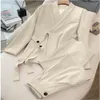 Blazer pour femmes d'hiver ensemble Suite de bureau et pantalon élégant