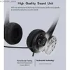 Cell Phone Earphones 3.5mm/USB Computer Laptop Headphone with Noise Cancelling Microphone Chatting Network Teaching Video Conferencing Wired Headset Y240407