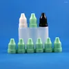 Storage Bottles Lot 100 Sets 18ml Plastic Squeezable Dropper Tamper Evidence Thief Proof Cap Separable Tips PE Soft