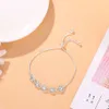 Tiktok Zircon Flower Women's Net Red Version coréenne Simple Small Design Personnalized Bracelet Jewelry Factory