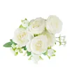 Dekorativa blommor 2 Bunches Artificial Peony Romantic Rose Bouquet Wedding Holding Flower Party Pography Props Home Room Decoration