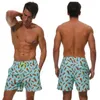 Datifer Summer Men Shorts Fashion Polyester Surf Quick Dry Gym Para Hombre Mesh Liner Boczna kieszeń kieszonkowy 240407