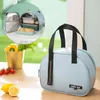 Storage Bags Portable Oxford Insulated Lunch Bag Foldable Semicircle Thermal Bento Boxes Cooler Food Container For School Picnic