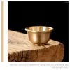 Bowls Mini Drinking Cup Tabletop Offering Metal Glass Holy Exquisite Tray Multi-function Brass Golden Cups