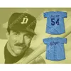 Chunichi Dragons Jack Elliot MR.54Baseball Movie Jersey Nouveau point cousu cousu