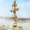 Party Supplies Christmas Bells Handmade Hang Bell Portable Jingle With Jute Rope For Outdoor Door Patio Decoration