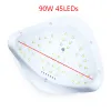 Ostrze 90W Słońce X5 Max UV Lampa paznokciowa elektryczna suszarka do paznokci 45LEDS Lampa Szybka paznokcie żel lampa lampa suszarka manicure lampa salonowa