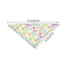 Hondenkleding 2 PCS Driehoekige sjaal Pet Bib Bibs for Boys Bandana Collar Polyester Bandanas