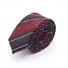 Bow Ties Men's Men's Casual 5cm Slim Classic Polyester Woven Party Neckties Fashion Plaid Stripe Man Tie pour le mariage Business Coldie