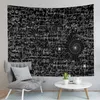 Tapestries Mathematical Formula Tapestry Education Knowledge Poster Art Wall Hanging Home Living Room Bedroom Dorm