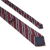 Boyun bağları Yeni çizgili kravat erkek 8cm bağlar iş yeni yıl hediye klasik kravat ofis aksesuarları erkek kostüm günlük giyim düğün partisi 240407