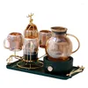 Teaware sets jy fruit theepot elektrische verwarming afternoon tea set complete woonkamer