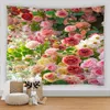 Tapestries Colorful Blossoms Beautiful Flower Wall Hanging Floral Tapestry Fabric Wallpaper Home Decor Polyester Tablecloth150x200cm