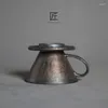 Koppar Saucers American Ceramic Coffee Filter Cup Set Arabiska te och tefat sätter turkiska Taza de Cafe