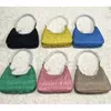 Bag 2024 Spring And Summer Candy Color HOBO Pleated Underarm Fashion Big Brand Design Lady Nylon Flap Handbag High-end Quality