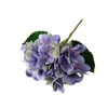 Декоративные цветы искусственные для кафе -украшения Vivrant Faux Silk Hydrangea Manragement Maruement Wedding Party Home Decor