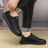 Casual schoenen beroemde merken heren hoogwaardige lederen Britse mode platte loafers sneakers sapato masculino