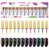 Gel 24 flessen/set Nail Art kit gel nagellak trek voering gel vernis voor doe -het -zelf haaklijn schilderen geborsteld manicure accessorie