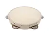 6in Hand Held Tambourine Drum Bell Metal Jingles Percussion Musical Toy for KTV Party Kids Games6829786