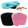 Bols pour chiens mangeurs de la taille de formation portable sac sile gâteau à collation appât chiens obéissance agilité extérieur rangement alimentaire sache de récompense sacs fa dhszr