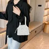 Daily Wear Beach Bags Literary and Minimalist Woven Bag Straw Shoulder Women's Summer Niche Hollowed Out Handmade Handbag