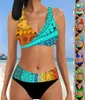 Kvinnors badkläder Summer Innovative and Comfort Note Gear Print Sexig fashionabla Holiday Beach Swimsuit S-5XL