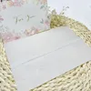 Envelopes de embrulho de presente para papel de convite de casamento em casa Cartões em branco Cartões translúcidos