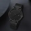 Другие часы Ультра тонкие мужские часы магнитные браслеты кварцевые часы -календарь мужская ультра тонкая сетчатая сталь.