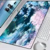 Batterier japanska körsbärsblomma spelare hastighetsmöss möss xxl lås kant mjuk slitstark skrivbord mousepad stor tangentbord gummi dator skrivbord matta